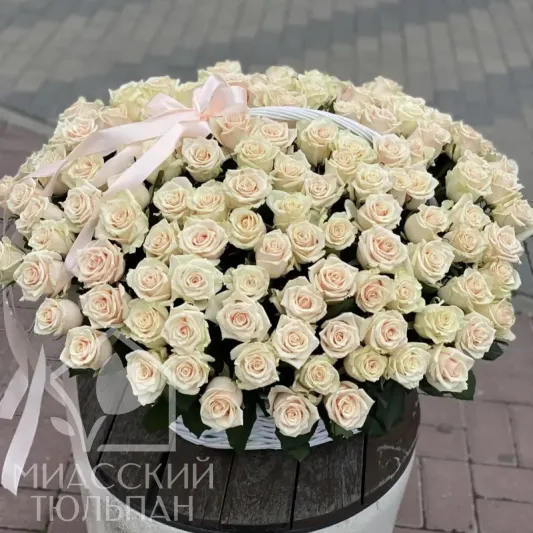 &laquo;Облачная нежность&raquo; - 151 роза