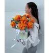 Коробочка с французской розой и эвкалиптом