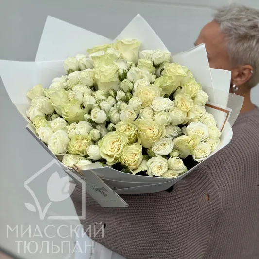 Букет премиальных эквадорских роз
