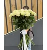 25 белых роз 80 см сорт премиум