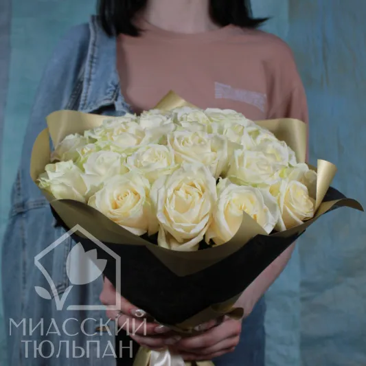 Букет белых роз