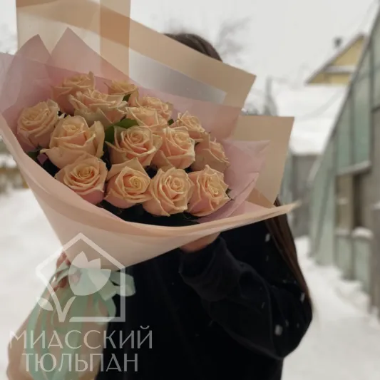 Монобукет роз