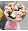 Букет кустовых пионовидных роз 2
