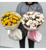 Букет кустовых пионовидных роз