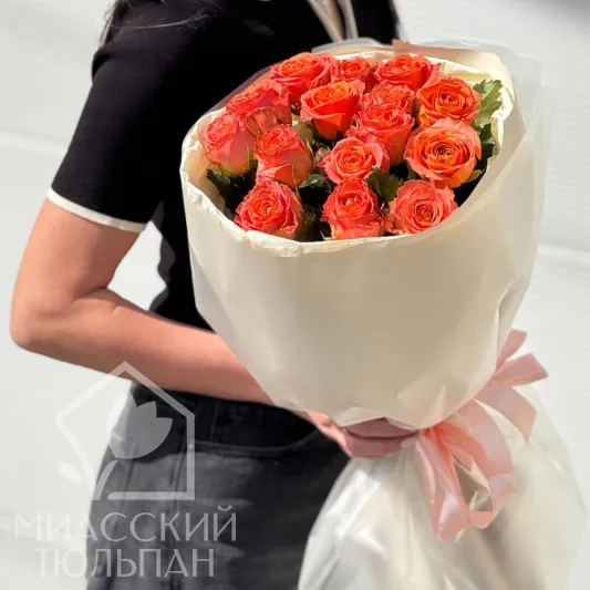 Букет высоких роз