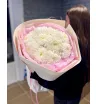 Букет из белых хризантем