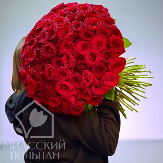 Букет из 101 красной розы
